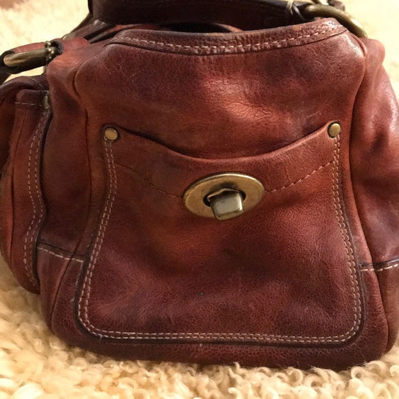 COACH Vachetta Whiskey Leather 65th Anniversary Legacy Mandy Satchel - Picture 5 of 7